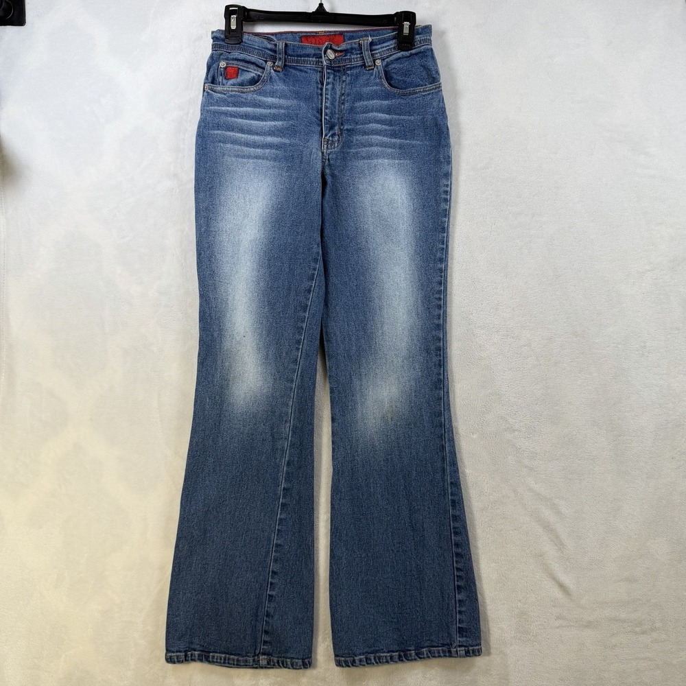 Vintage Y2K Bongo Low Rise Denim Jean Boot Cut Women's Size 7 - Picture 1 of 12